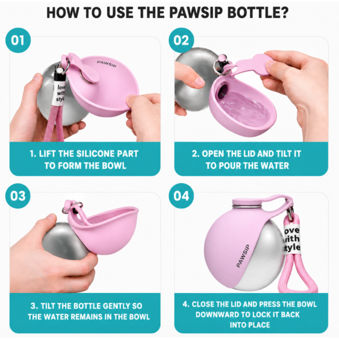 PawVia™ Portable Dog Water Bottle